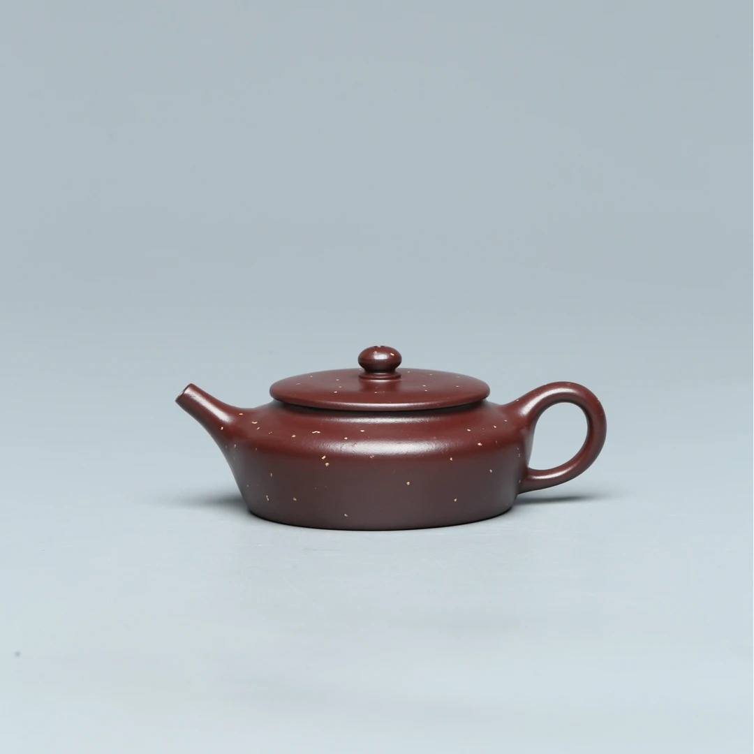 达观YYT26【御品堂】朱涛 铺砂扁晨 金龙血 170cc紫砂壶知壶茗