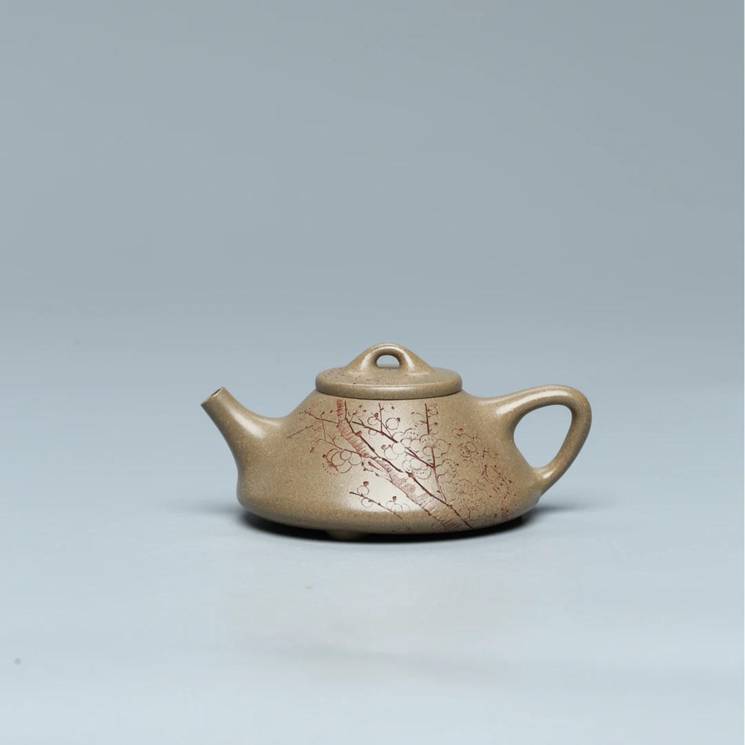 达观SD118【紫茗轩】范勤君 子冶 松华青段 170cc紫砂壶青墨