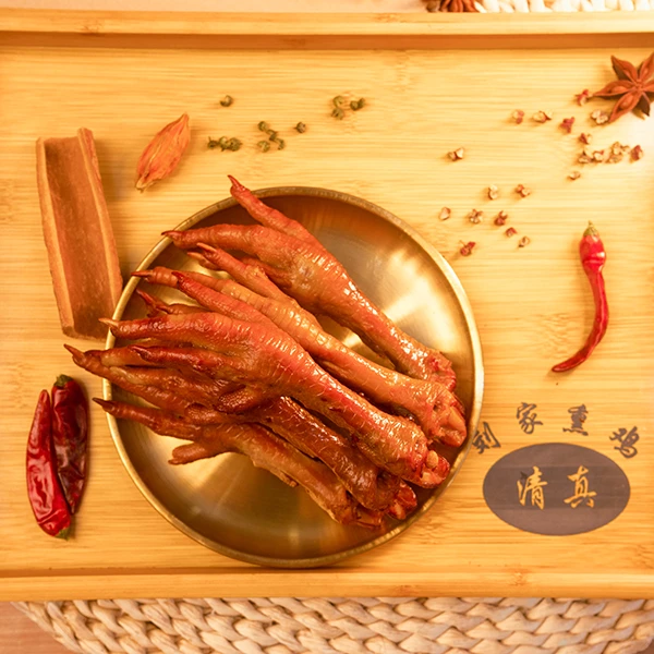 鸡爪三个