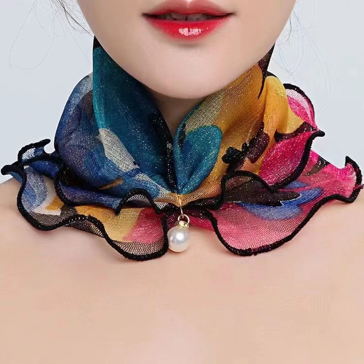 （买一送一）网纱多功能百变丝巾