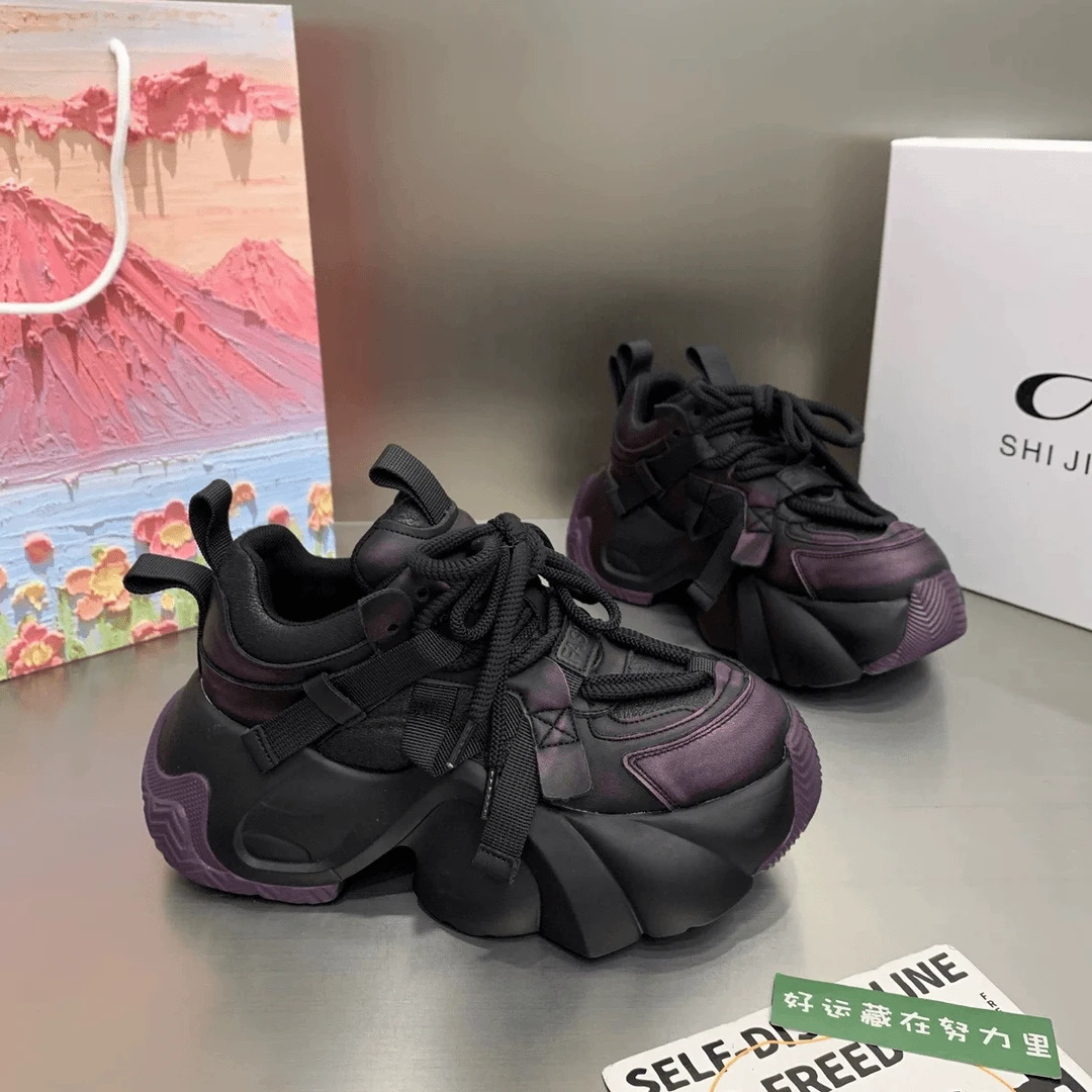 【大表姐】厚底运动鞋欧洲站巴黎三代老爹鞋女2024新款时尚百搭女鞋