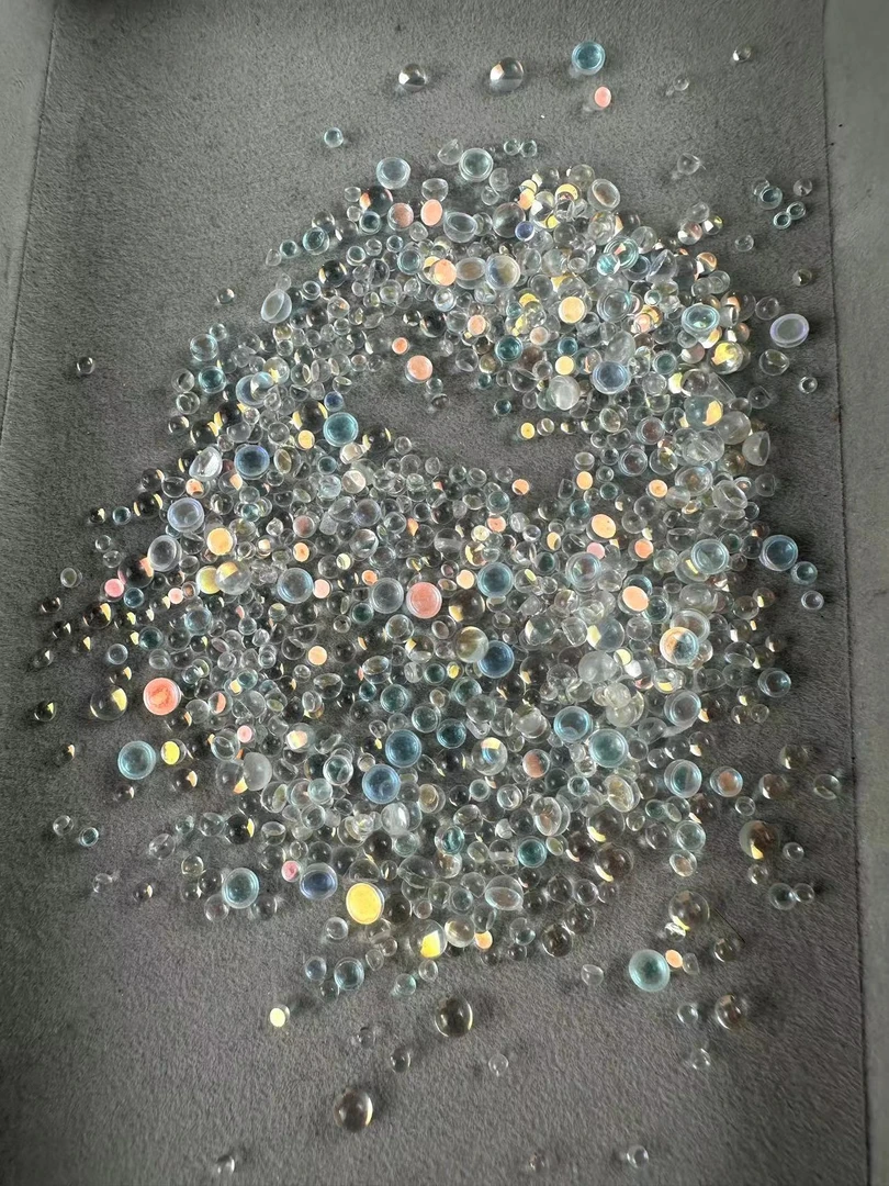 圆钻迷你炫彩超亮美甲人鱼珠人鱼泪K9平底泡泡珠糖果色人鱼泡泡珠