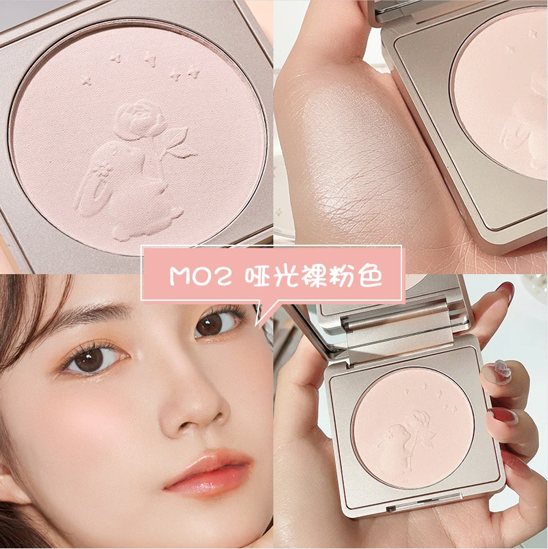 【高光】天选少女哑光光粉脸部自然提亮高光立体细闪不飞粉光