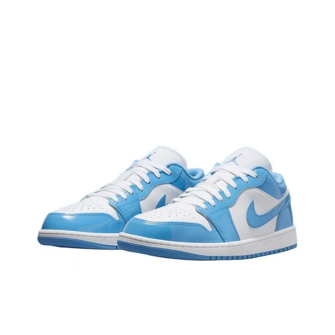 NIKE/耐克AJ1 LOW北卡蓝低帮复古男子板鞋百搭经典FZ2138114*TJ
