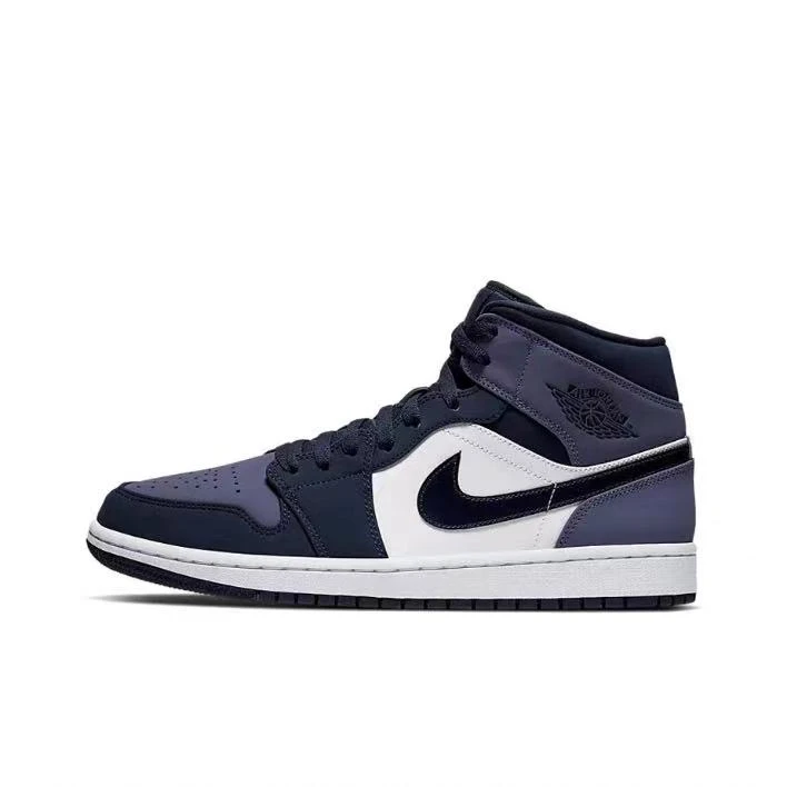 【天津永旺NK专享】NIKE耐克AJ1男款中帮鞋桑德紫复古554724445