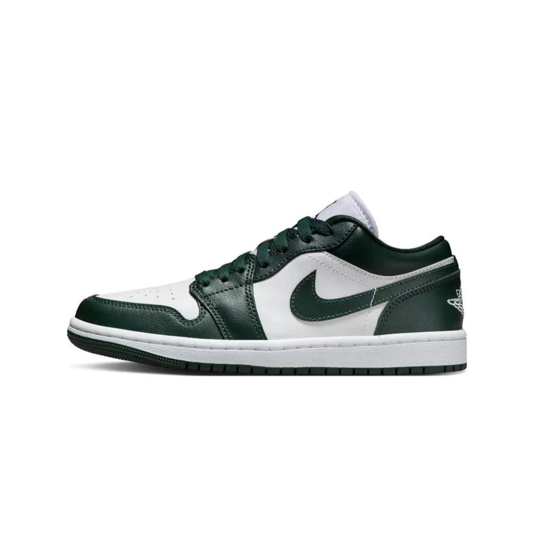 【天津永旺NK专享】NIKE耐克AJ1低帮女款复古板鞋白绿DC0774113