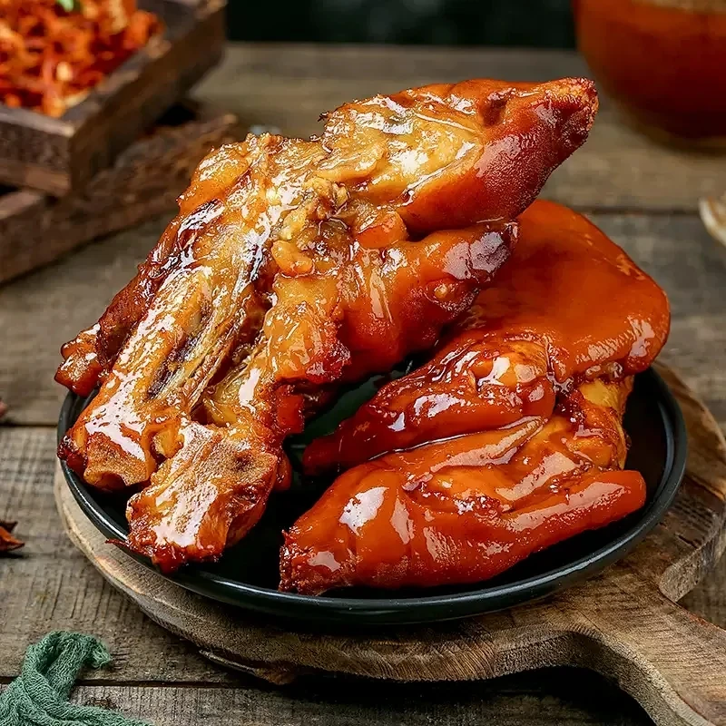 爆胶猪蹄380g*2袋  常温飘香卤味 开袋即食手工酱卤香酱带筋猪蹄z