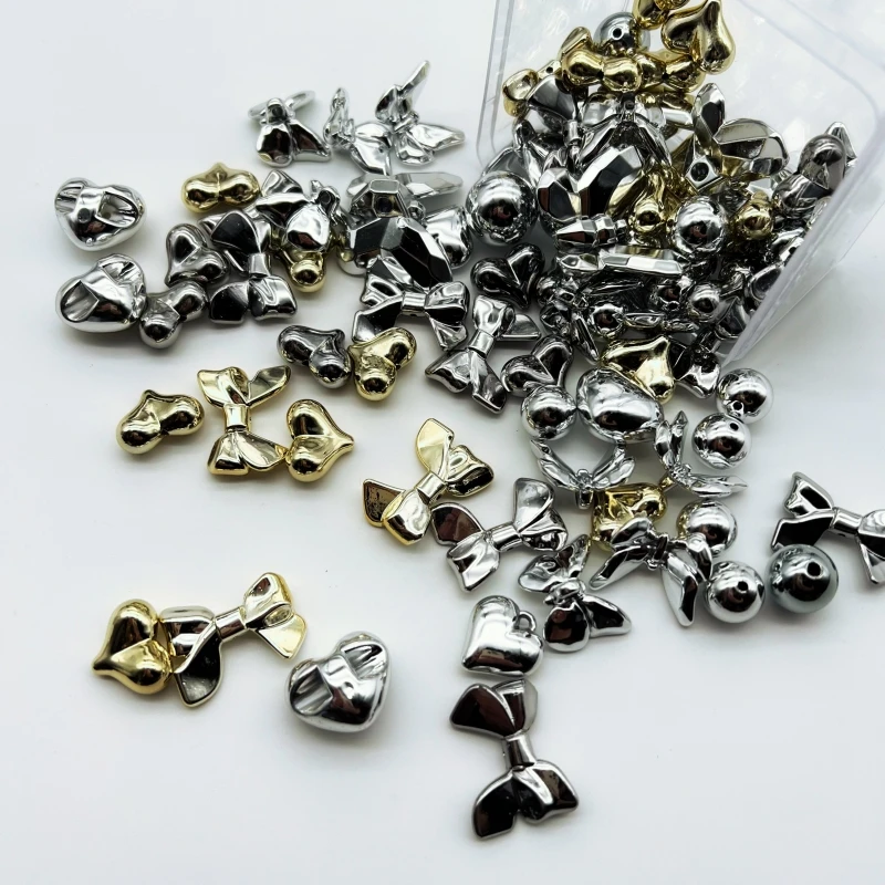 UV冷淡风-高货新款亚克力手工DIY饰品配件直孔散珠串珠萌珠！