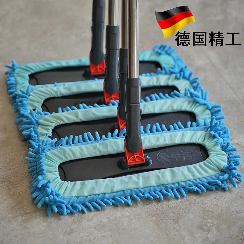 德国免洗雪尼尔拖把家用拖把酒店拖地神器加长杆擦玻璃擦墙棚顶