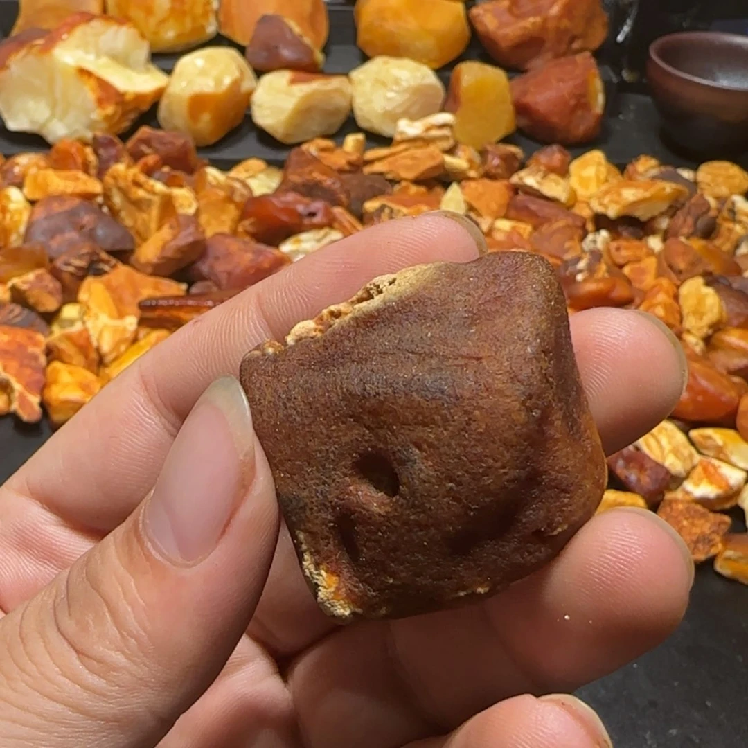 【闪购商品】定制琥珀未镶嵌闪****电