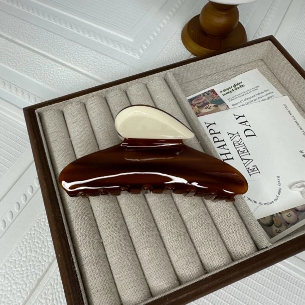 菲妮丝F-906新款醋酸抓夹11cm