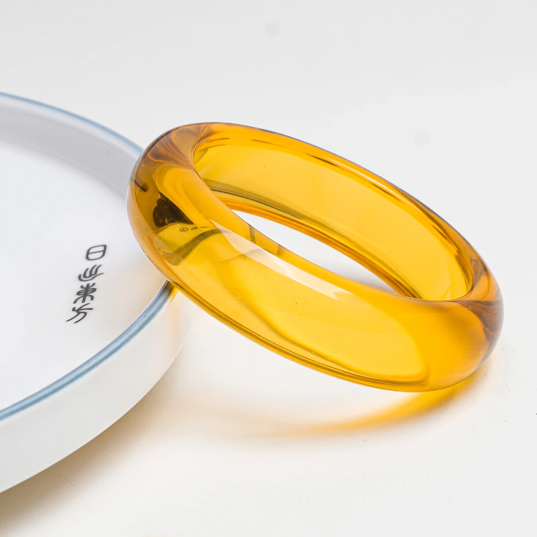 S级博物院藏收经典光疗蓝脂珍藏女式手镯