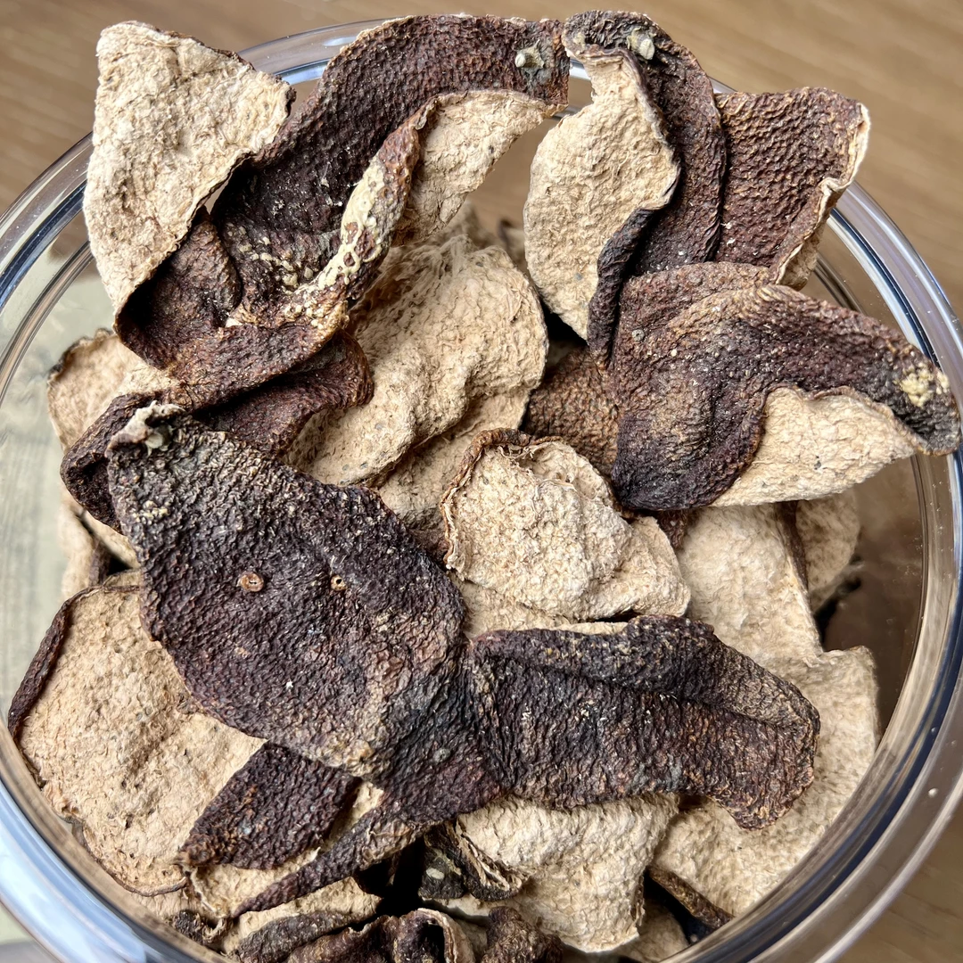 【樟香皮】2008圭峰山樟香薄荷凉--正宗新会陈皮干仓耐泡醇香