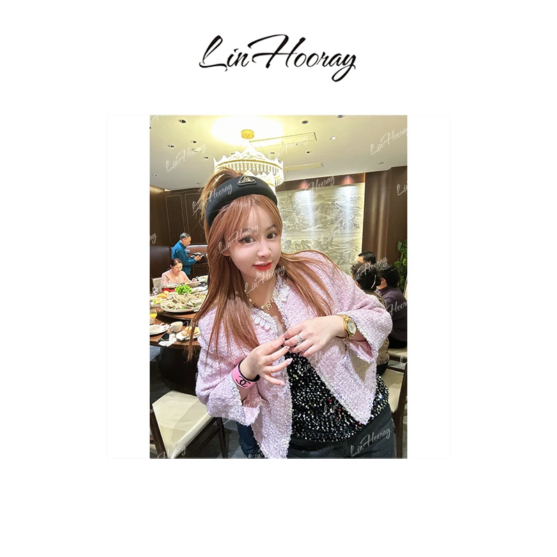 【HoorayLin】“怦然心动”法式贵气小香风外套#QD156