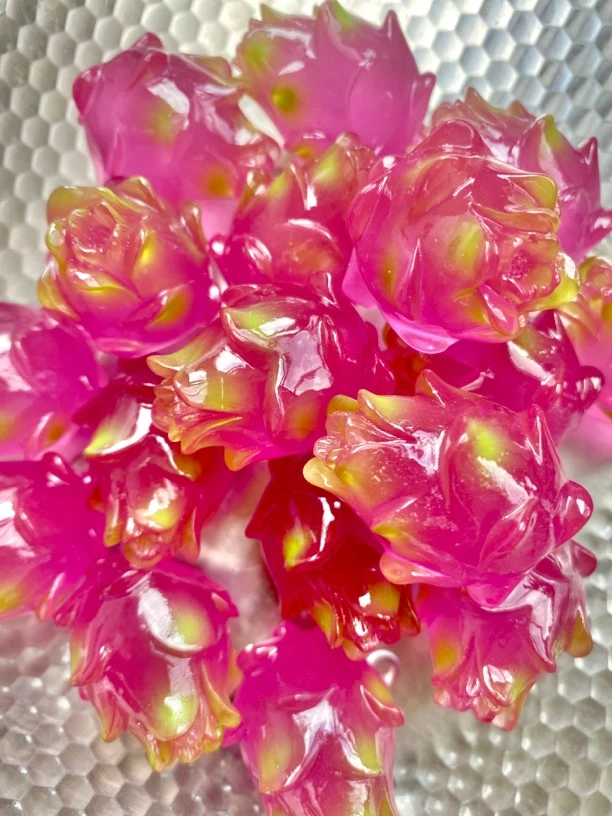 树脂仿真透色夜光水果DIY潮玩摆件