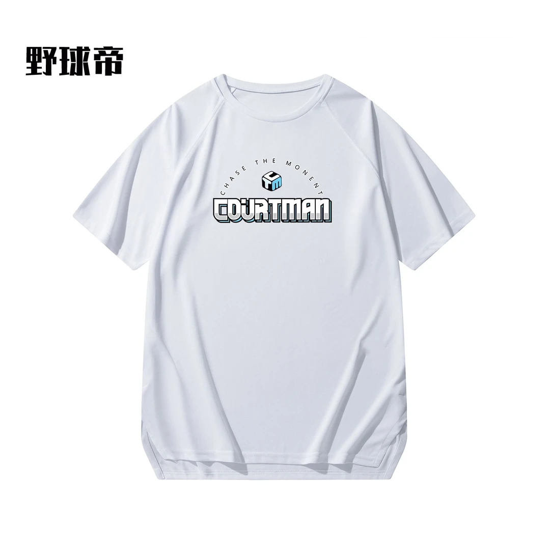 美式篮球网眼运动短袖纯色系训练跑步投篮透气速干潮半袖圆领上衣