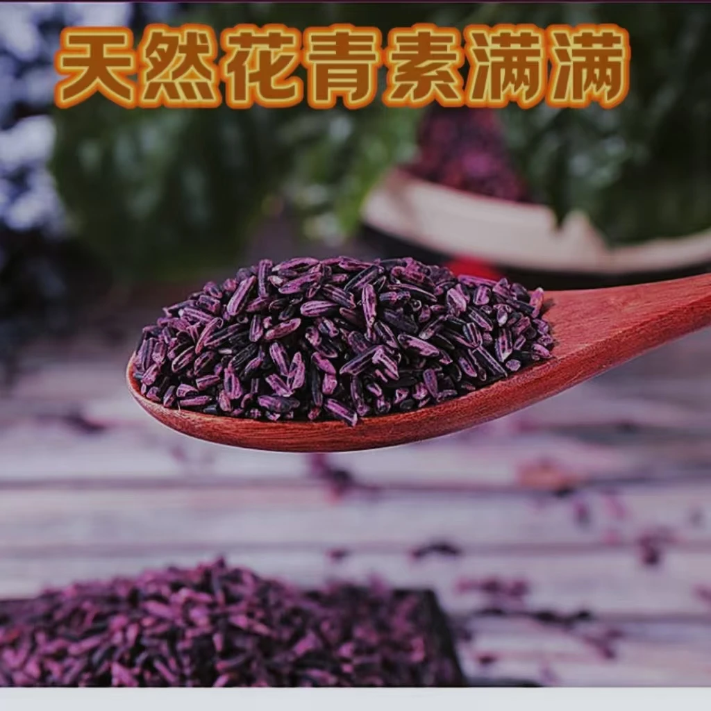 云南墨江紫米新米血糯米黑米饭团全胚芽五谷杂粮低脂粗粮粽子软糯