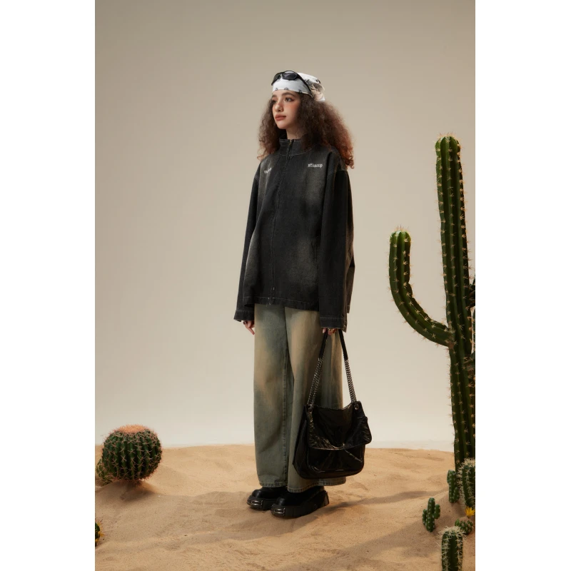 STIWAUP潮牌牛仔夹克J357