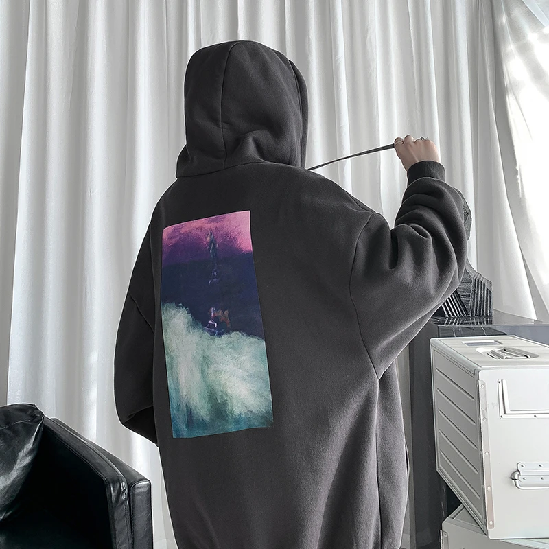 潮牌开衫连帽卫衣DF273