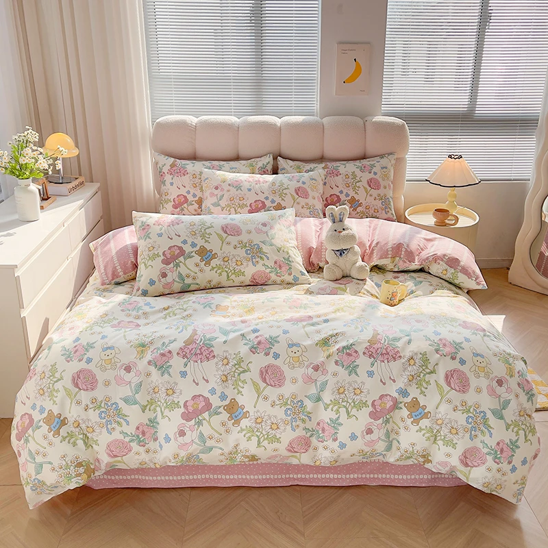 纯棉单被套100全棉斜纹单件双人保暖被罩加厚1米儿童学生被套单人