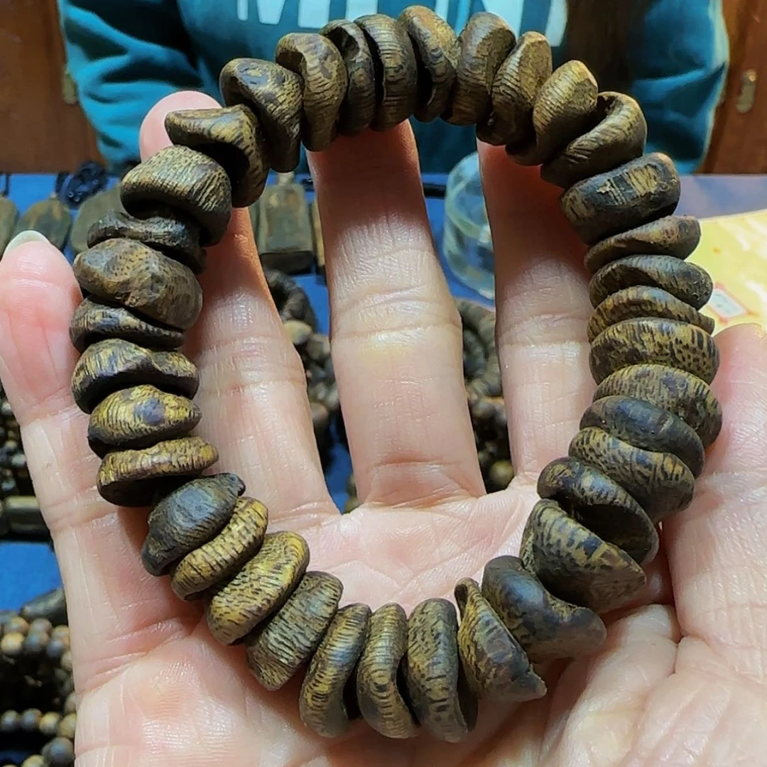 【闪购商品】沉香手串白奇乌身瘤疤22.7克多样性发