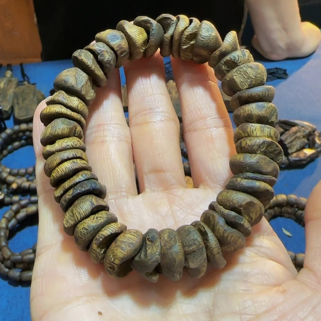 【闪购商品】沉香手串老****活白奇乌身瘤疤20克多样性发