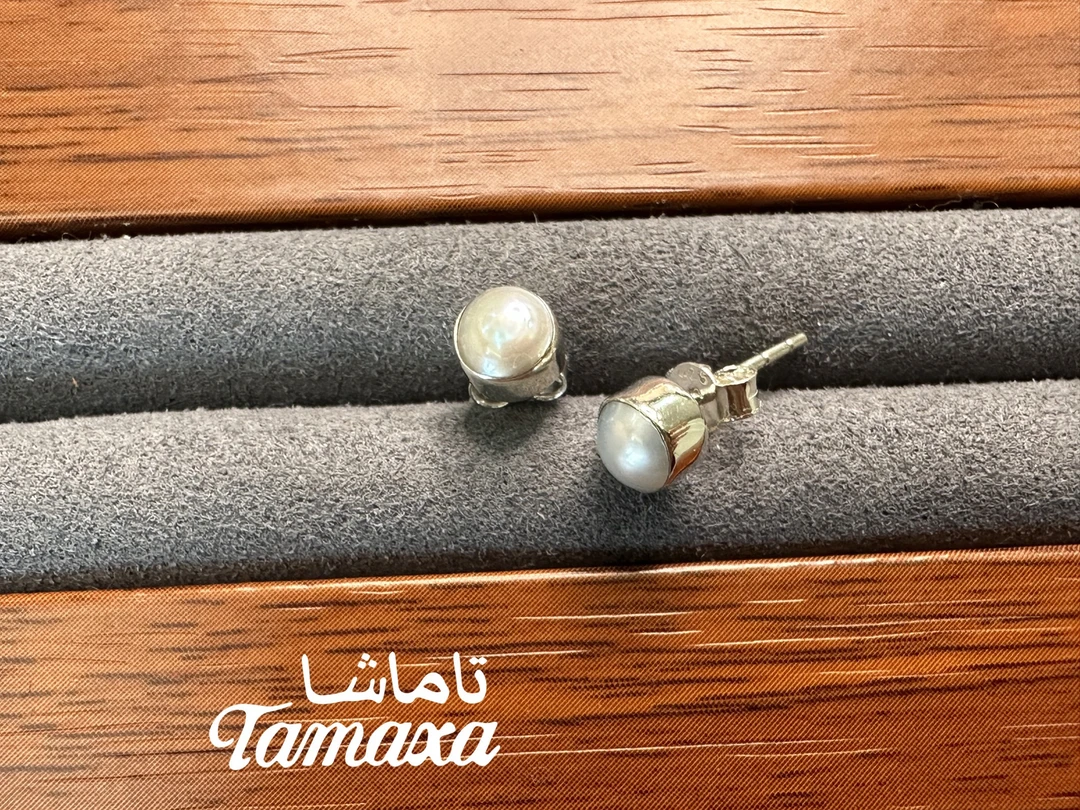 925银银制品 Tamaxa纯银耳钉