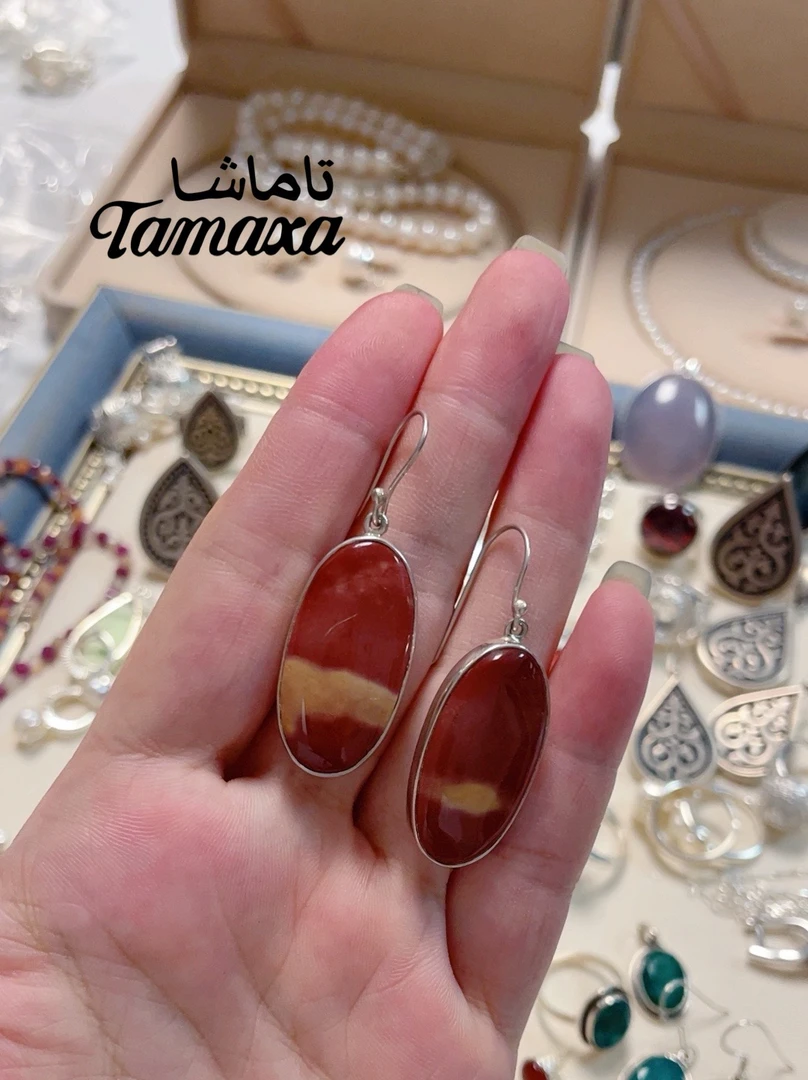 925银银制品 Tamaxa纯银耳环