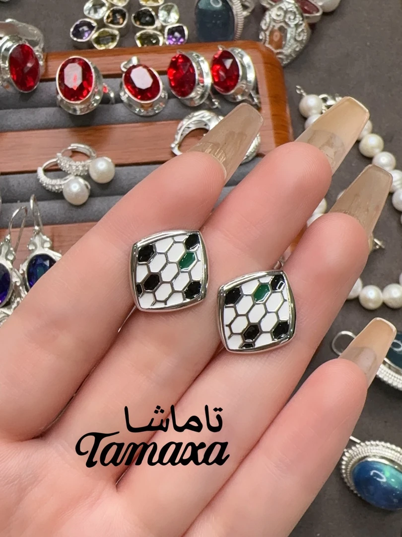 925银银制品 Tamaxa纯银耳环