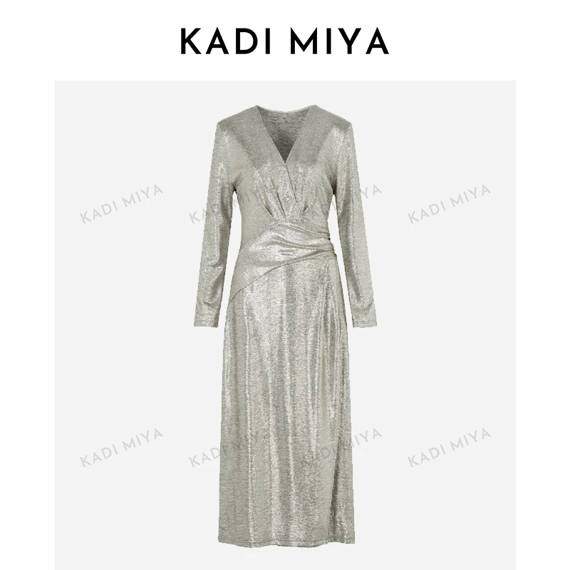 KADIMIYA高端气质晚礼服裙宴会轻奢质感收腰显瘦连衣裙长裙