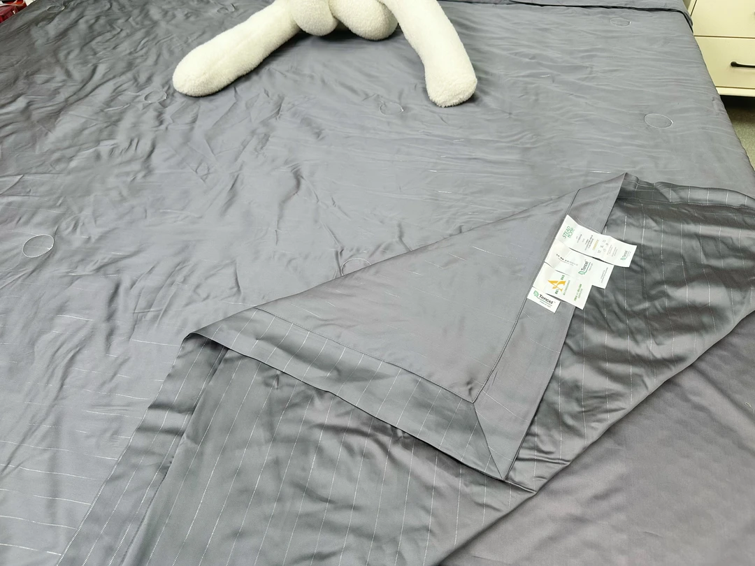 【夏凉被】天丝银纤维纯色夏凉被  商务灰【奥地利进口兰精天丝】