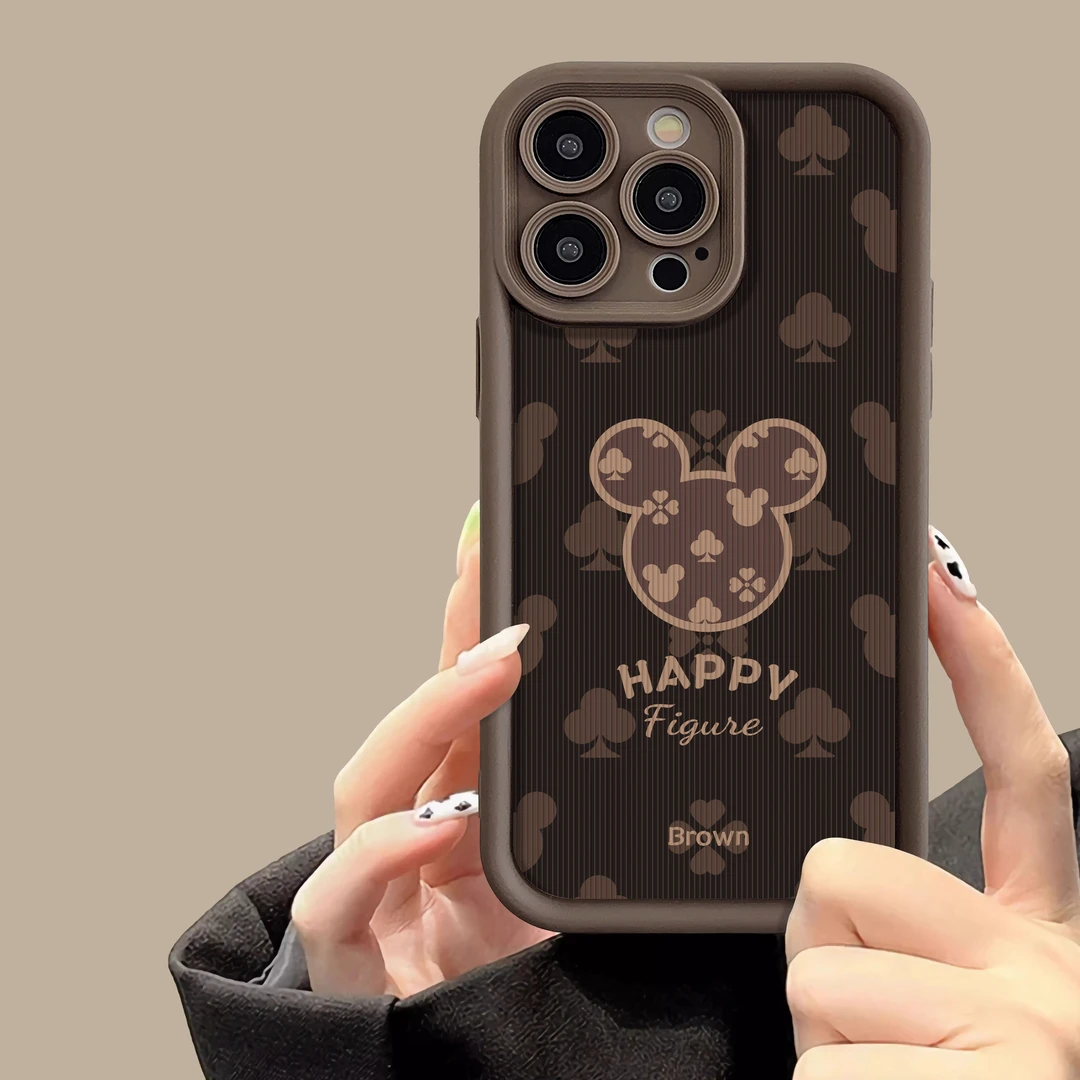 高级米奇图标iphone14promax手机壳苹果15手机壳13简约12潮牌高级