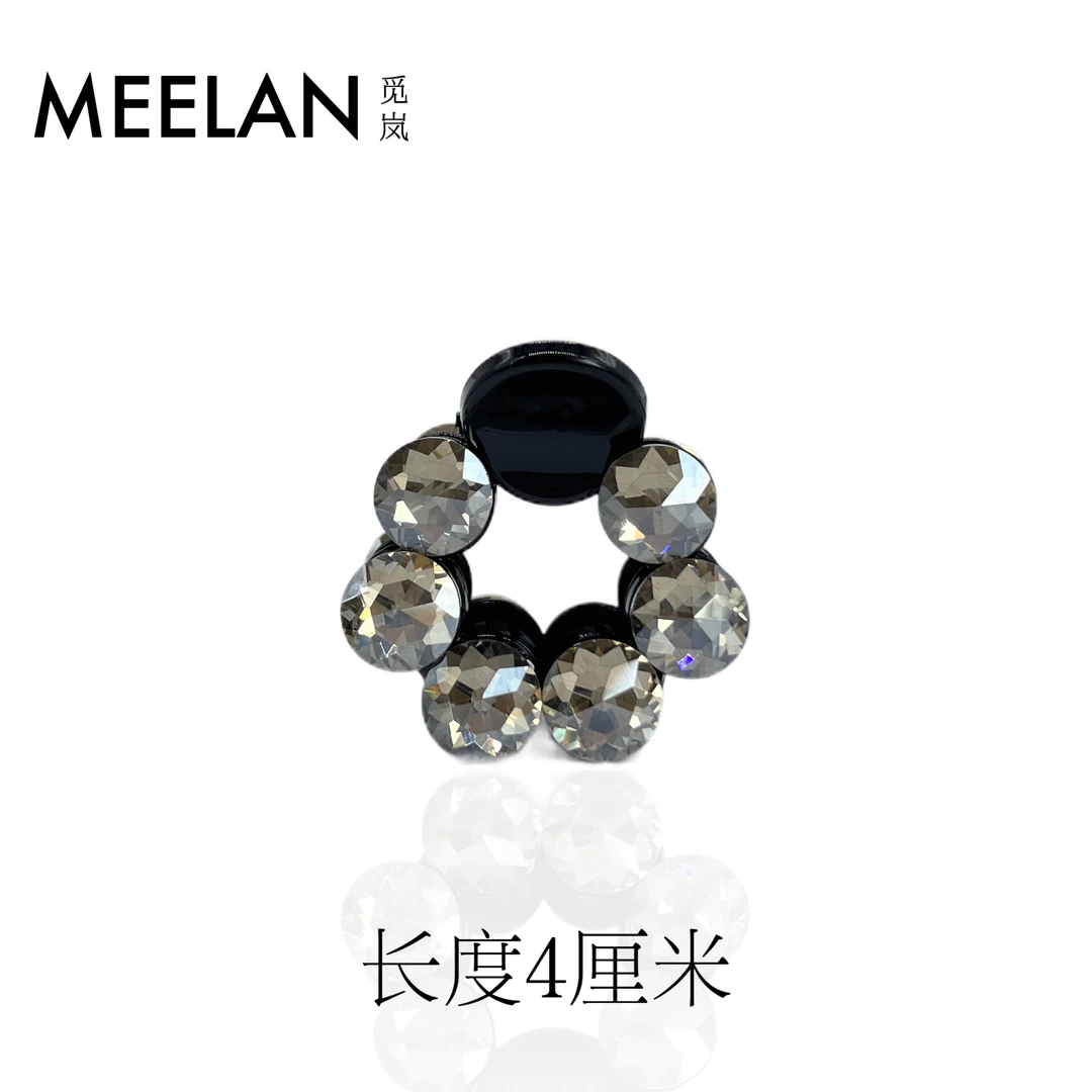 简约气质精致百搭黑色小抓夹8823