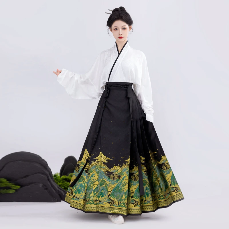 2高订马面裙满织金织银妆花日常显瘦新中式国风