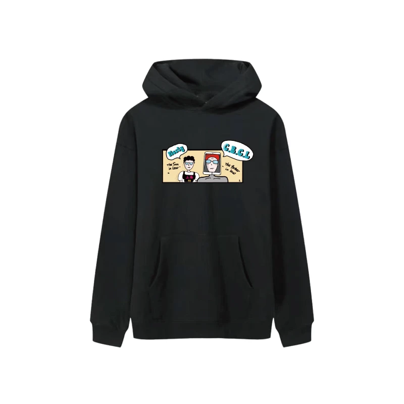 贰叁无酒NOWISGOOD 886xPJ联名CBCL上海主题印花重磅460G连帽卫衣