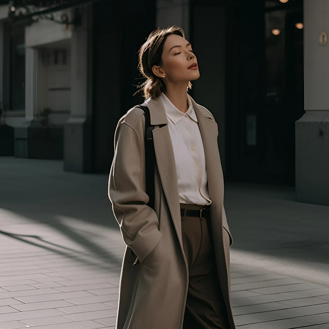 过款扣号专拍----春秋气质休闲百搭宽松中长款女装