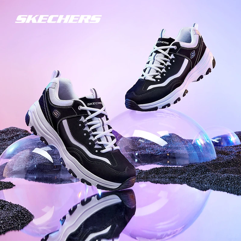 Skechers斯凯奇情侣熊猫鞋老爹鞋88888250/8790091运动鞋百搭舒适