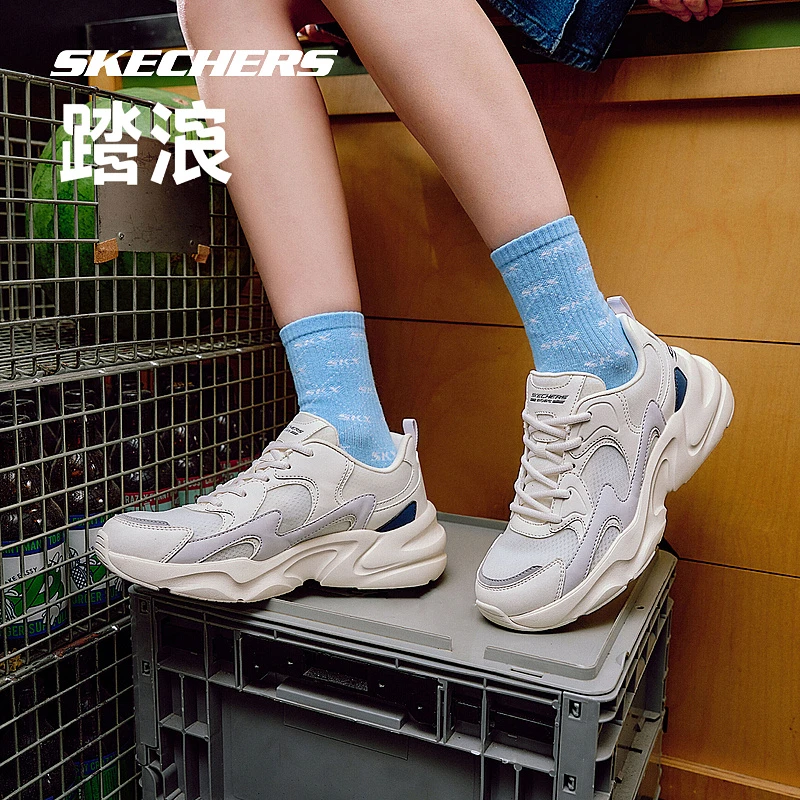 【斯凯奇】斯凯奇踏浪夏青少年休闲运动鞋子117364&118321 DB