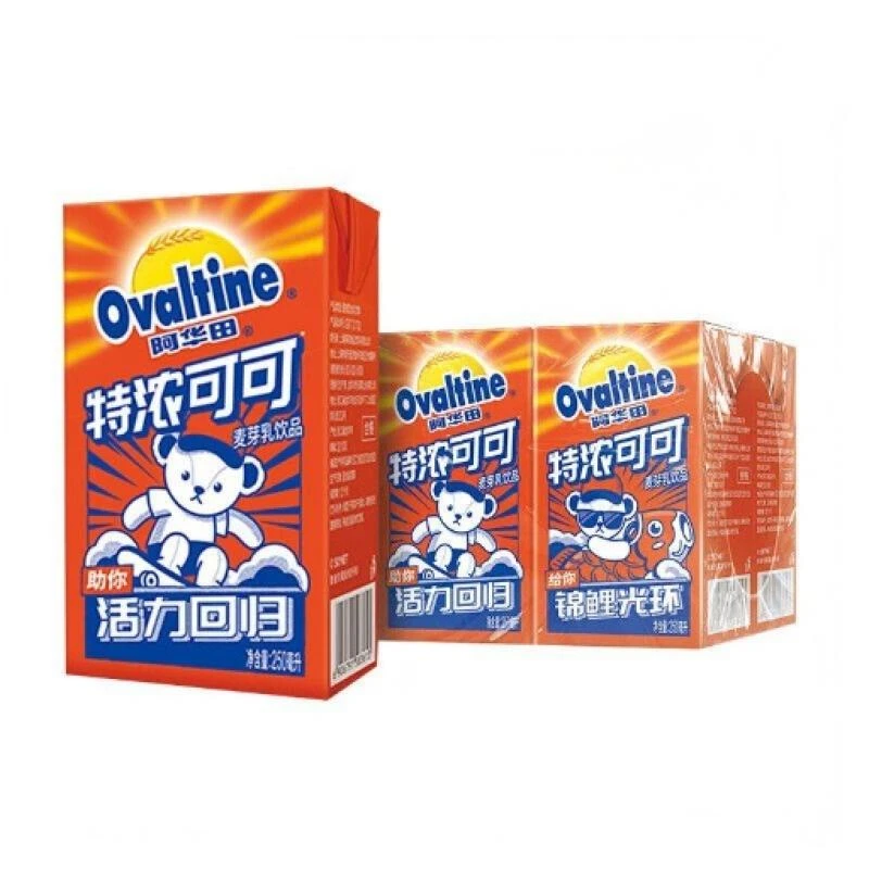 阿华田 ovaline 特浓可可麦芽 乳饮料 250ML*6/组