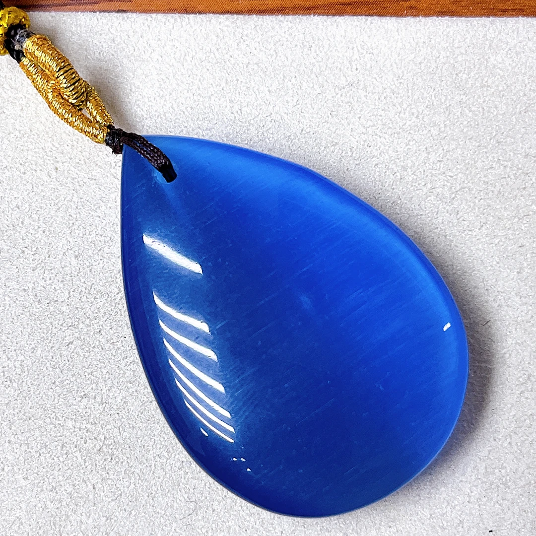 合金吊坠 泰国春武里经典时尚气质百搭蓝色吊坠134