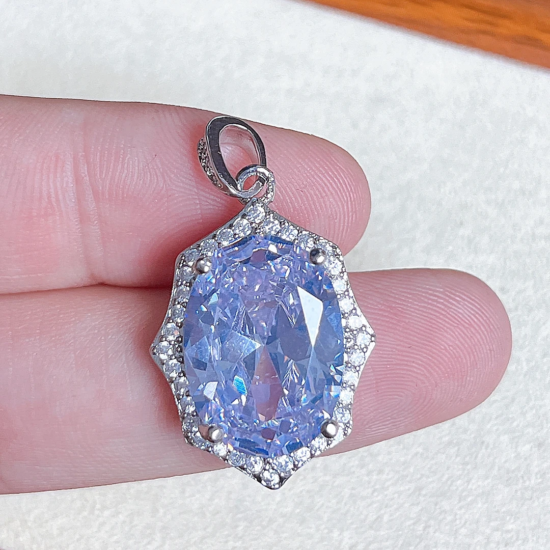 臻选吊坠 泰国春武里经典时尚气质百搭白色吊坠B65