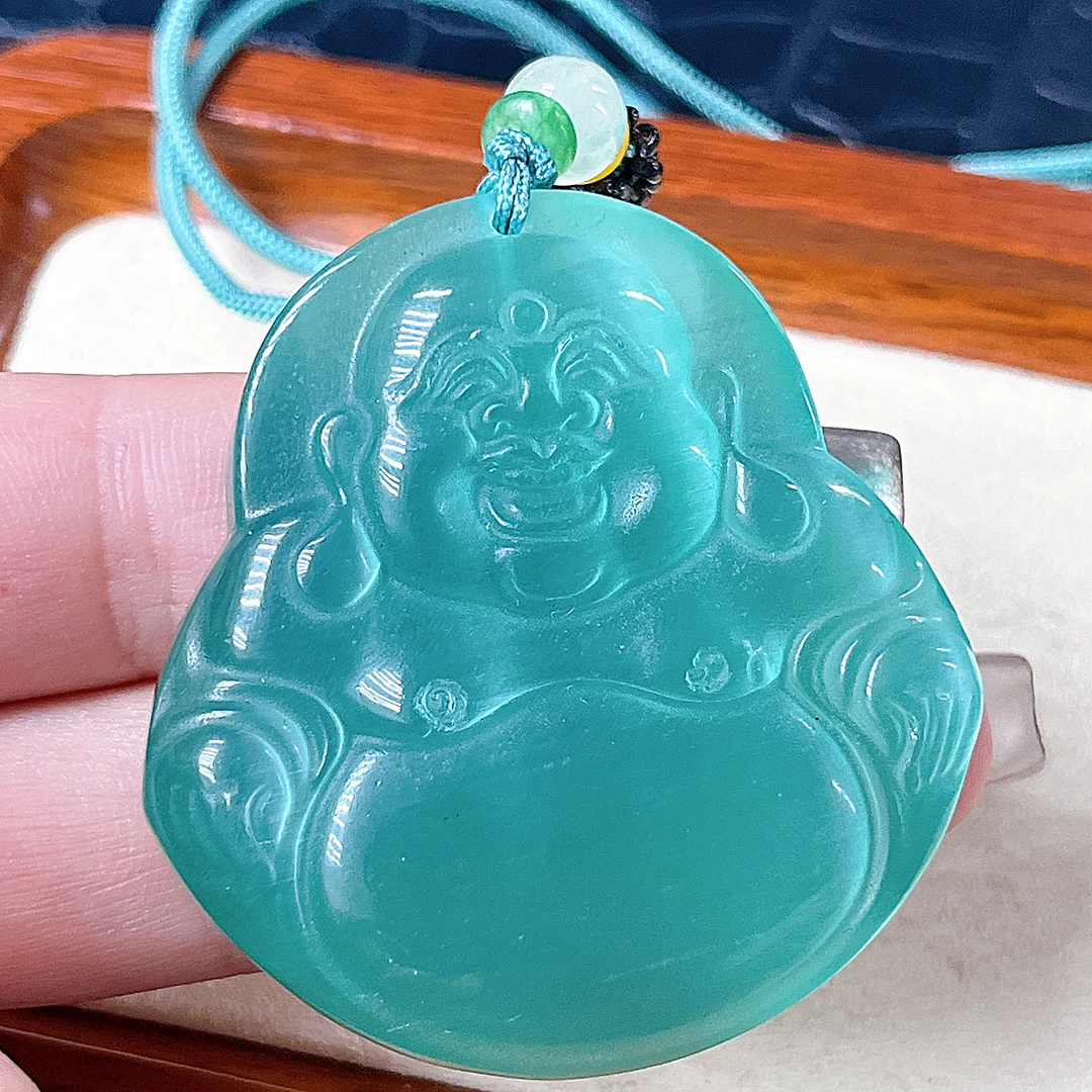 臻选吊坠 泰国春武里经典时尚气质百搭绿色吊坠78