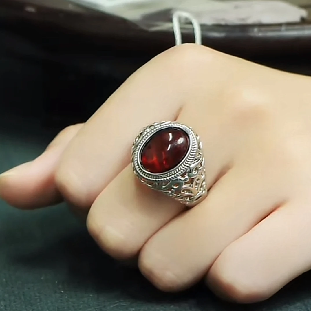 文山居 Z 琥珀戒指