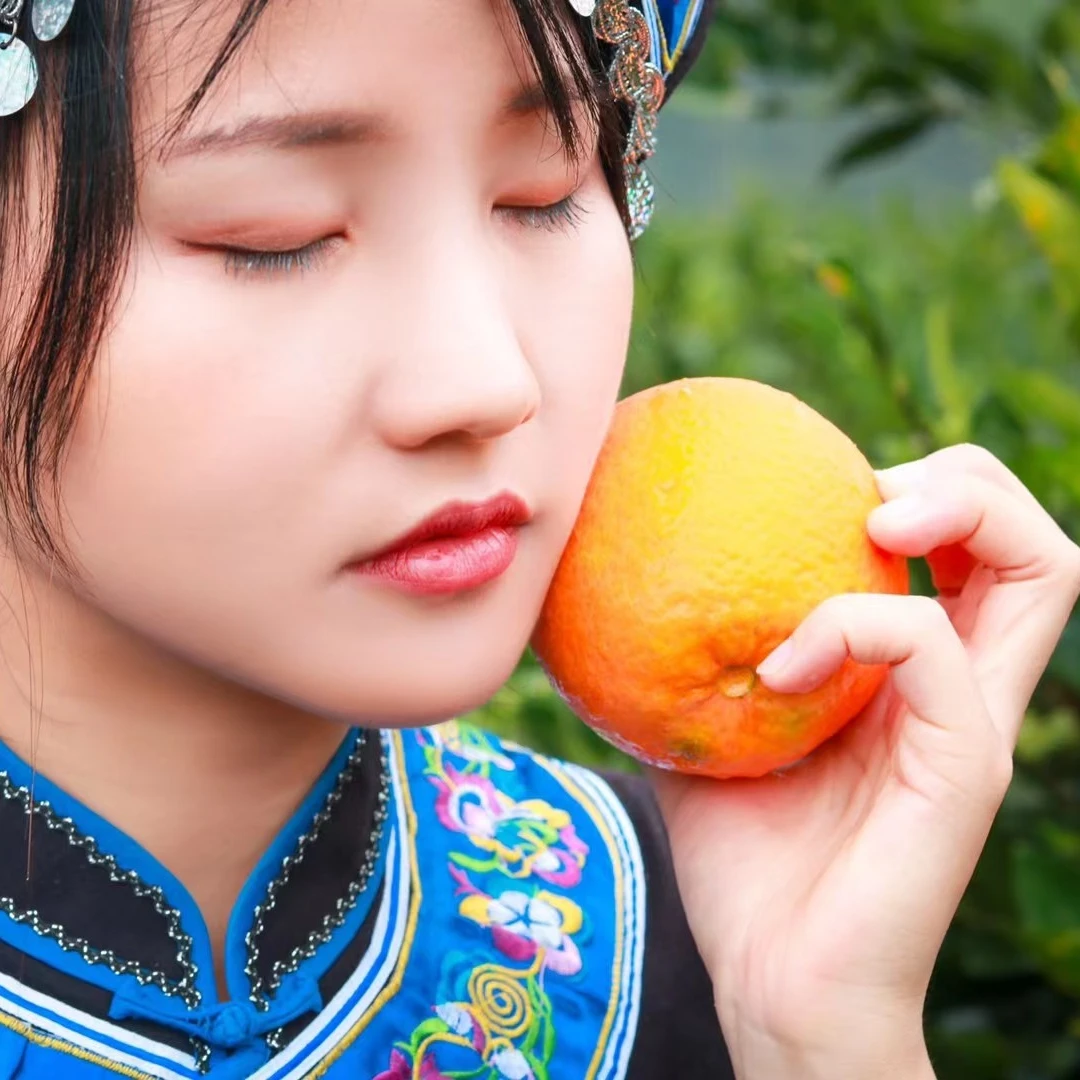 （大果无籽）罗甸新鲜纽荷尔脐橙现摘口感鲜甜