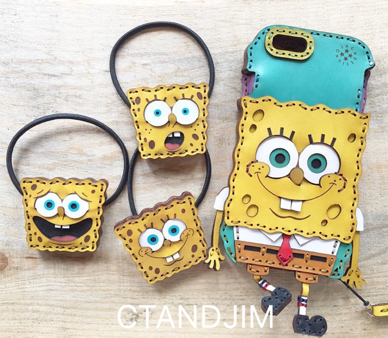 CTANDJIM纯手工制海麵bb橡皮筋发饰包包配件