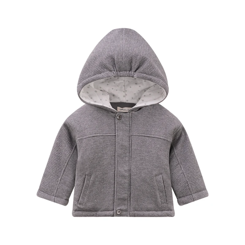 派对时光连帽全开外套/加厚冬款女宝连帽外套