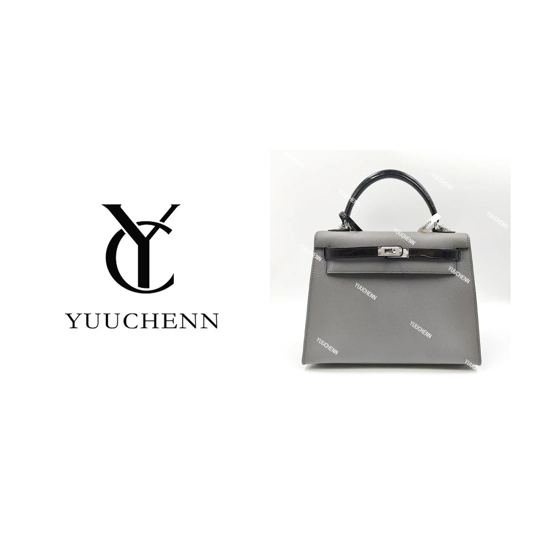 YUUCHENN/25cm原创设计高定真皮包 HH3643