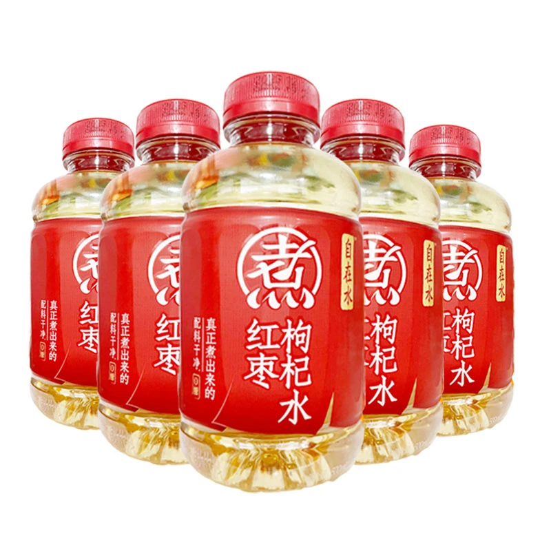 元气自在水红枣枸杞水0糖0能量500ml*5瓶干净整箱保质期