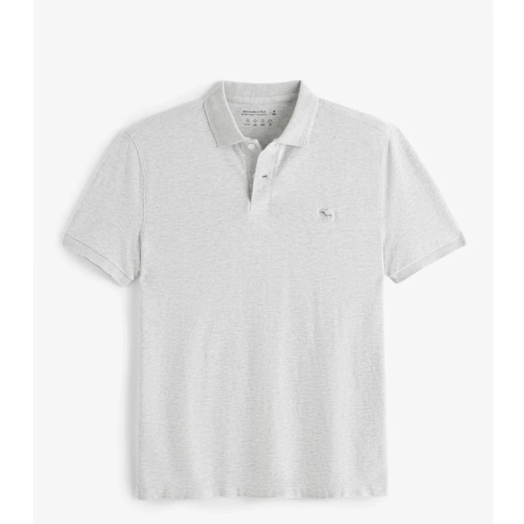 AF男装 24夏款通勤经典休闲小麋鹿T恤美式短袖Polo衫 KI124-4158