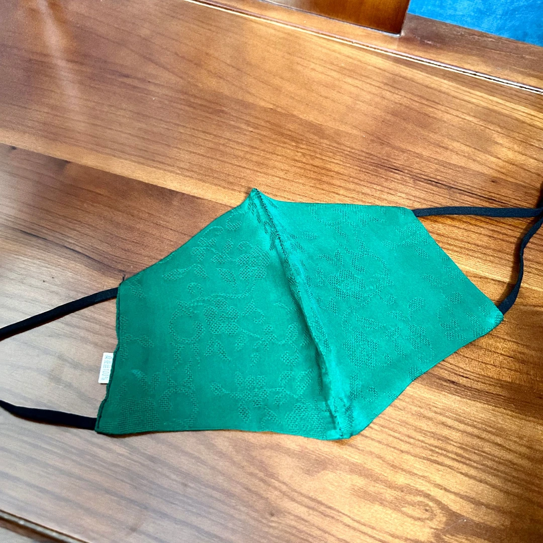 【千秋专属】222桑蚕丝口罩2024时尚女士复古民族风复古